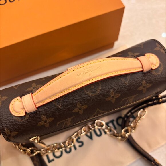 π©οΈLOUIS VUITTON gradient cowhide shoulder crossbody handbagπ₯³ - Picture 4 of 10